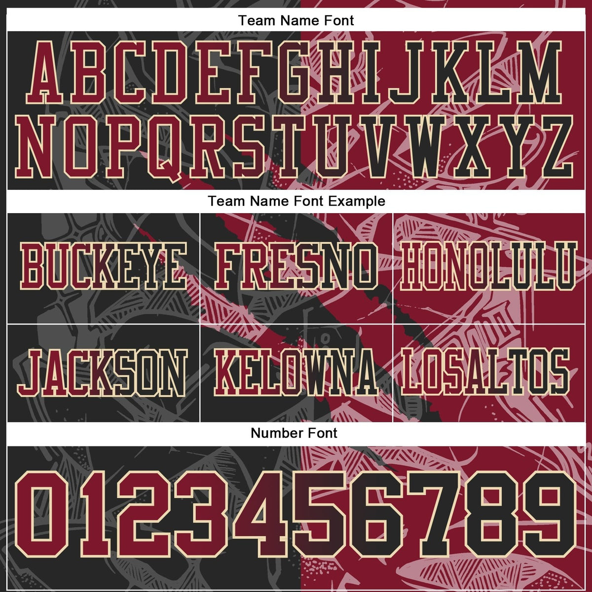 Custom Black Crimson-Cream Authentic Gradient Fashion Scratch Football Jersey photo 3