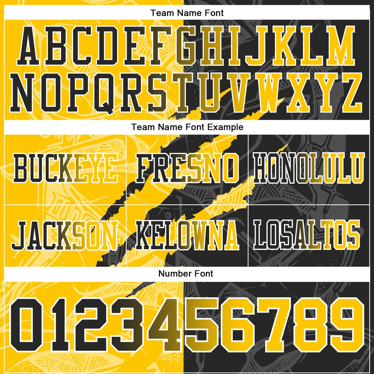 Custom Black Yellow-White Authentic Gradient Fashion Scratch Football Jersey photo 4