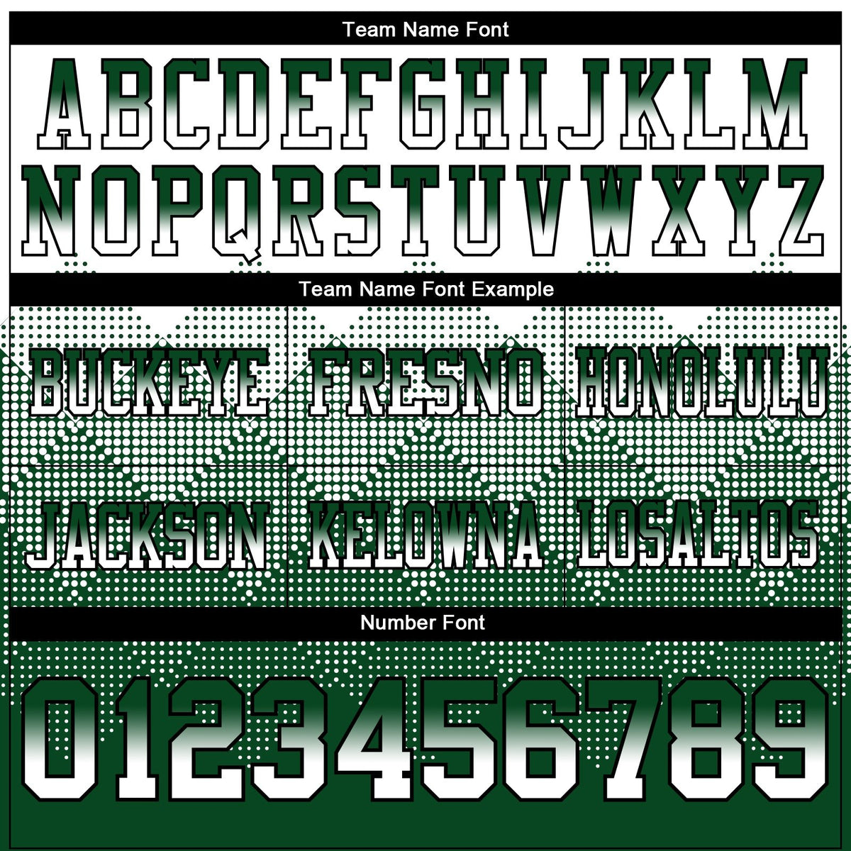 Custom White Green-Black Authentic Gradient Square Shape 7V7 Flag Football Jersey photo 3