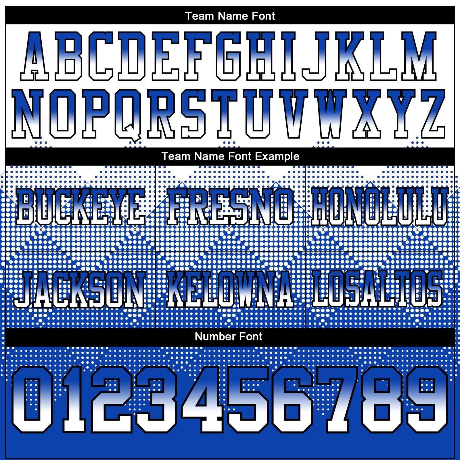 Custom White Thunder Blue-Black Authentic Gradient Square Shape 7V7 Flag Football Jersey photo 3