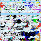 Custom Stitched Splashes Graffiti Pattern White-Light Blue 3D Sports Pullover Sweatshirt Hoodie photo 4