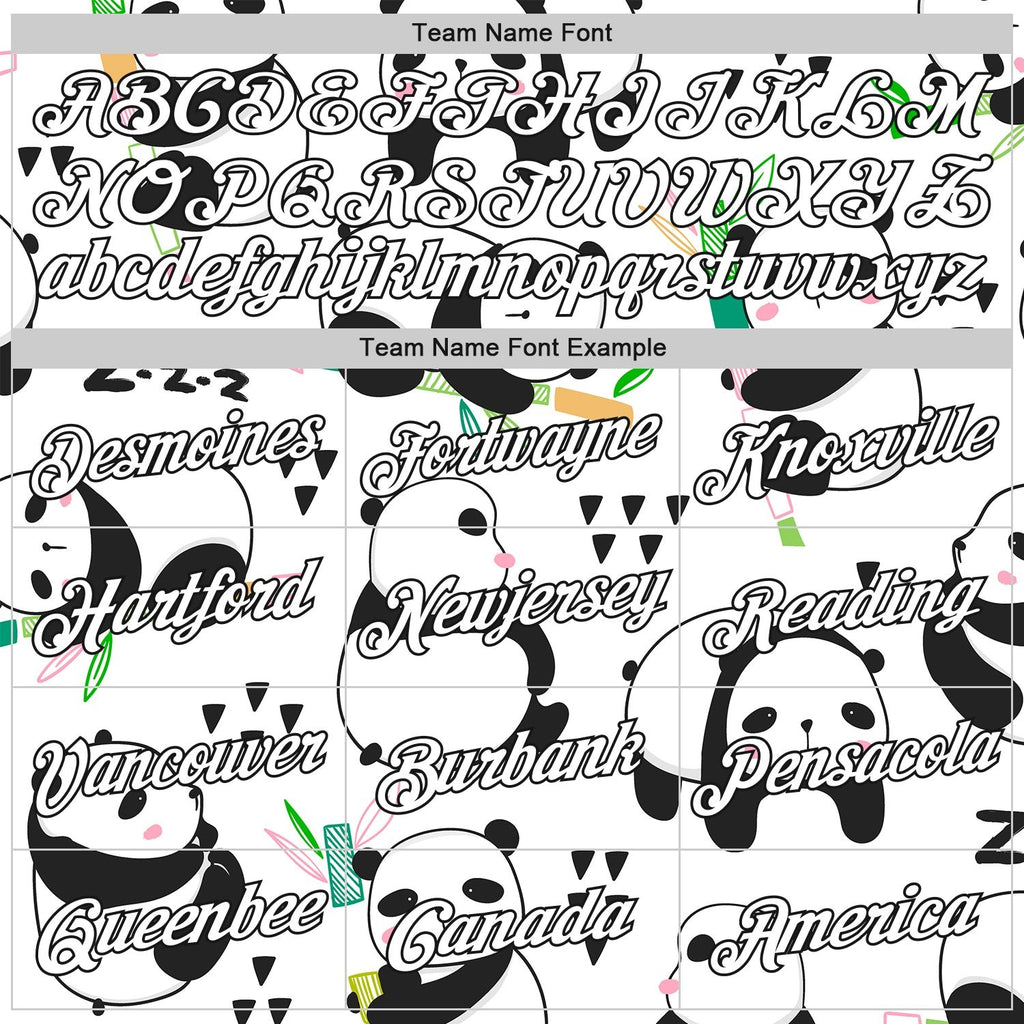 Custom Stitched Graffiti Pattern White-Black 3D Panda Sports Pullover Sweatshirt Hoodie photo 4