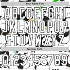 Custom Stitched Graffiti Pattern White-Black 3D Panda Sports Pullover Sweatshirt Hoodie photo 5