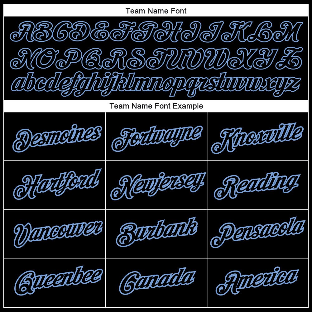 Custom Graffiti Pattern Black-Light Blue 3D Performance T-Shirt photo 2