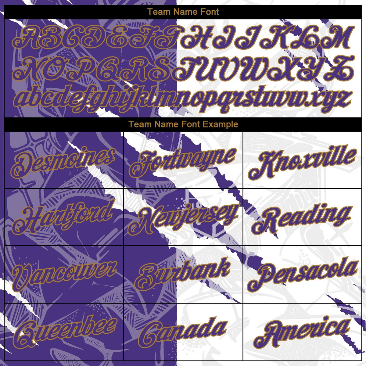 Custom Stitched Graffiti Pattern Purple-Old Gold 3D Sports Pullover Sweatshirt Hoodie photo 2