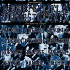Custom Stitched Graffiti Pattern Navy-Vegas Gold 3D Sports Pullover Sweatshirt Hoodie photo 2