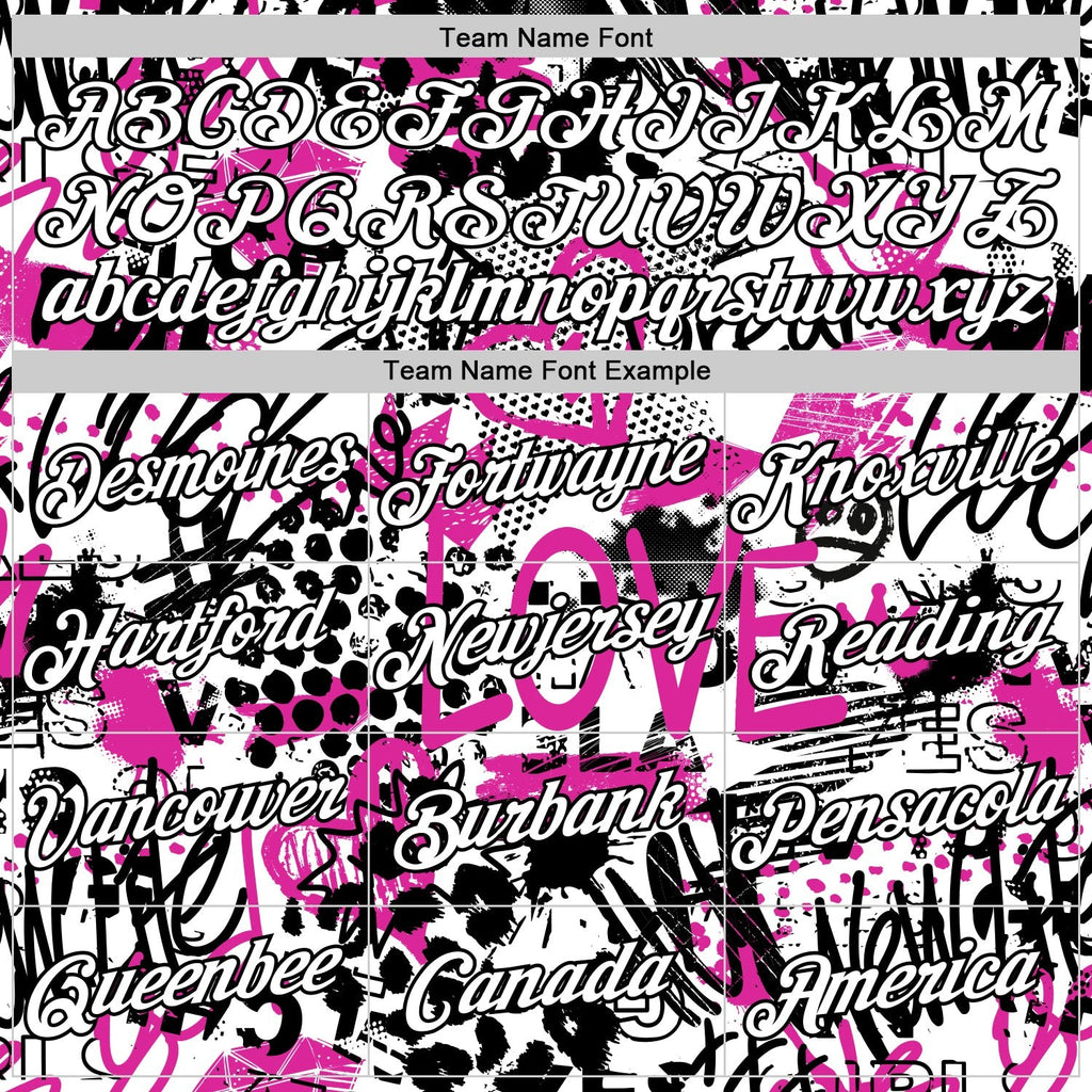 Custom Graffiti Pattern White-Black 3D Performance T-Shirt photo 1