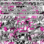 Custom Graffiti Pattern White-Black 3D Performance T-Shirt photo 1