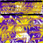 Custom Graffiti Pattern Gold-Purple 3D Performance T-Shirt photo 2