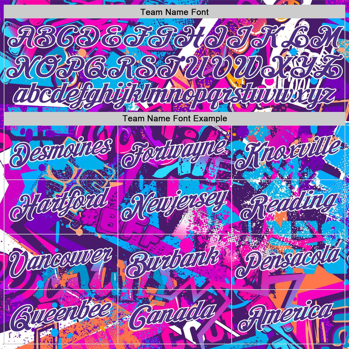 Custom Graffiti Pattern Purple-White 3D Words Authentic Basketball Jersey photo 2