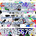 Custom Graffiti Pattern White-Royal 3D Authentic Basketball Shorts photo 2