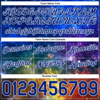 Custom Galactic Royal-White 3D Authentic Basketball Shorts photo 2