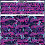 Custom Graffiti Pattern Purple-Pink 3D Creative Geometric Figures And Dots Performance T-Shirt photo 2