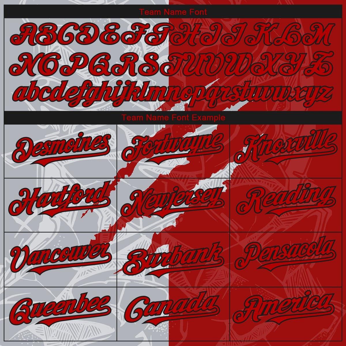 Custom Stitched Graffiti Pattern Gray Red-Black 3D Scratch Sports Pullover Sweatshirt Hoodie photo 2