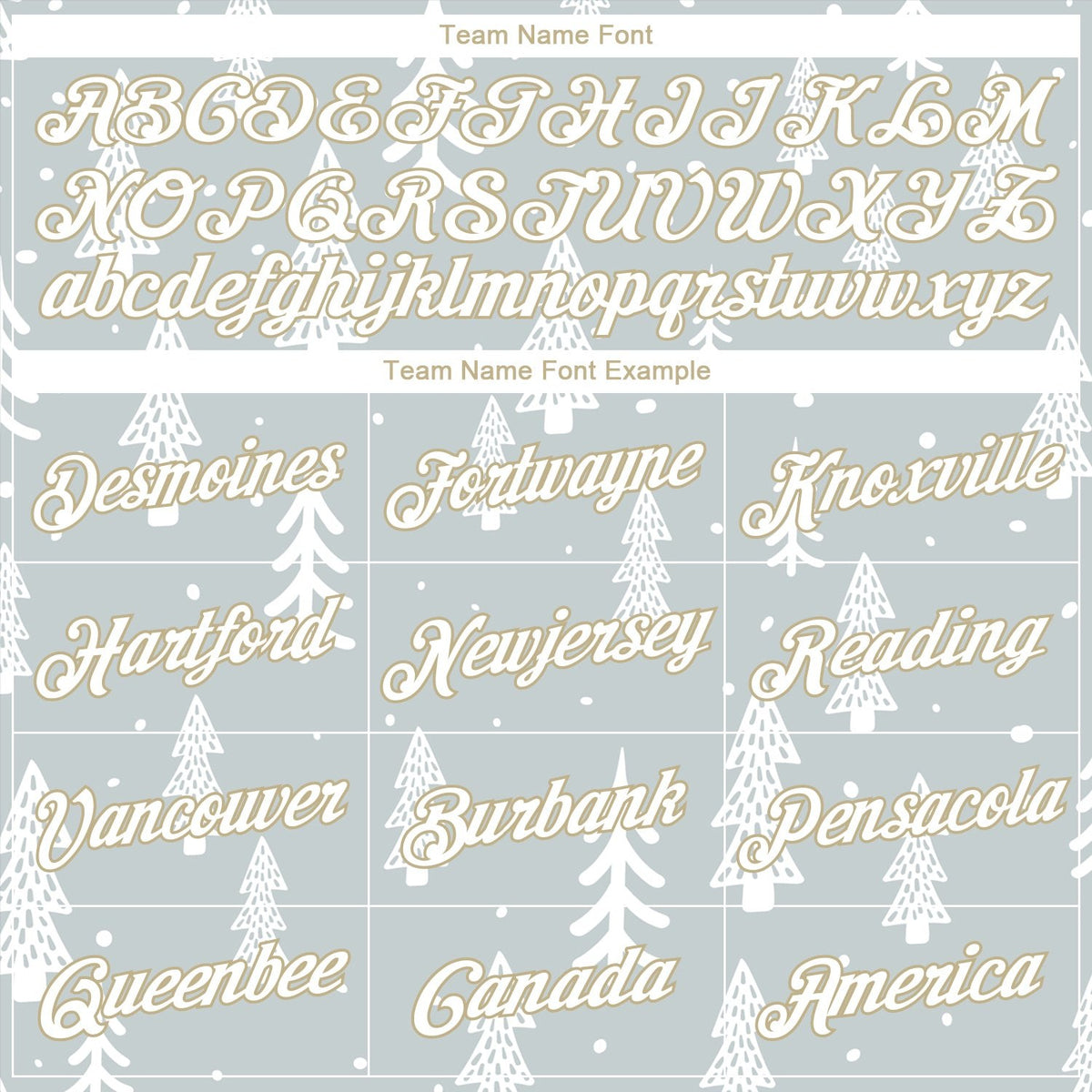 Custom Stitched Gray White-Old Gold Christmas 3D Sports Pullover Sweatshirt Hoodie photo 4