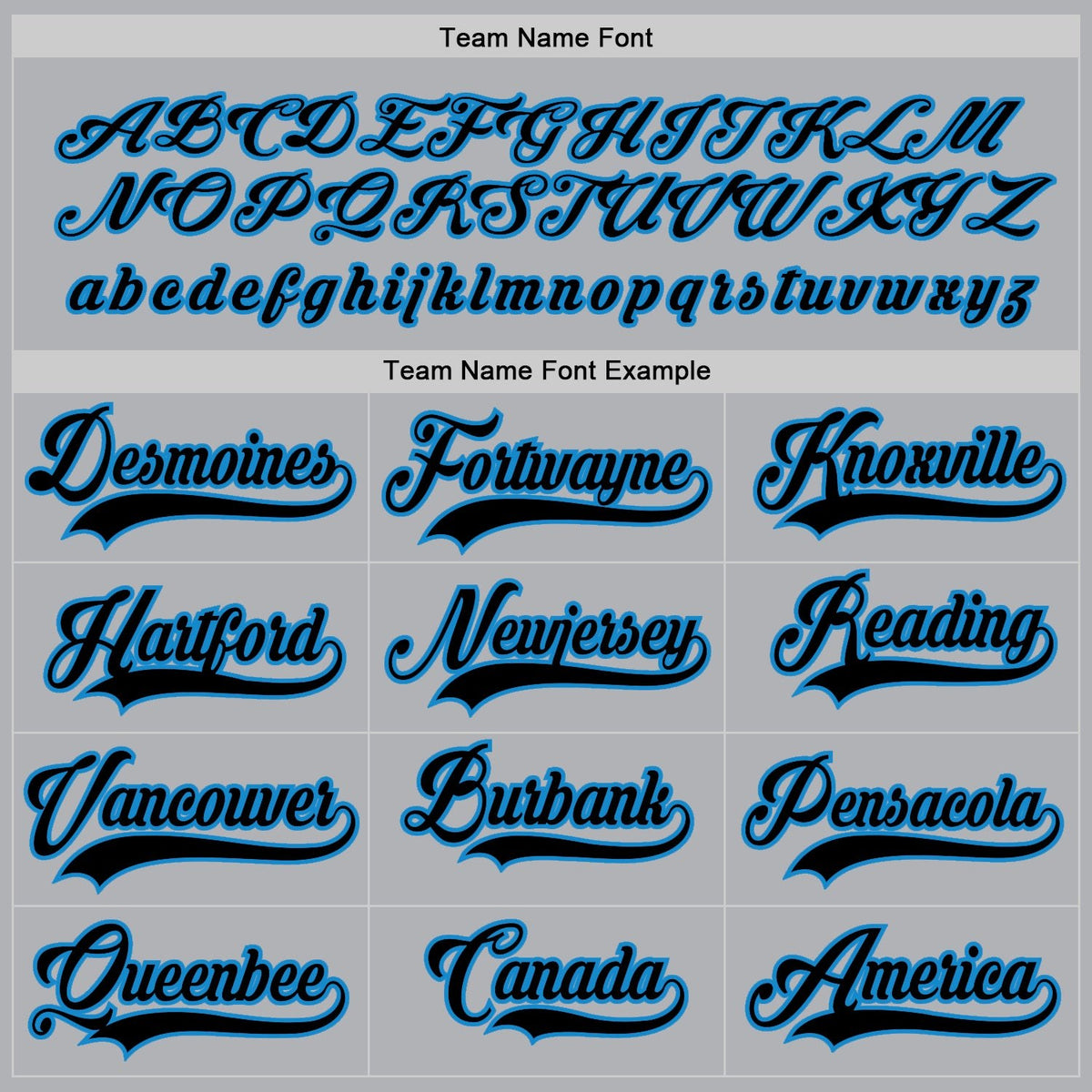 Custom Gray Black-Blue Hockey Jersey photo 3