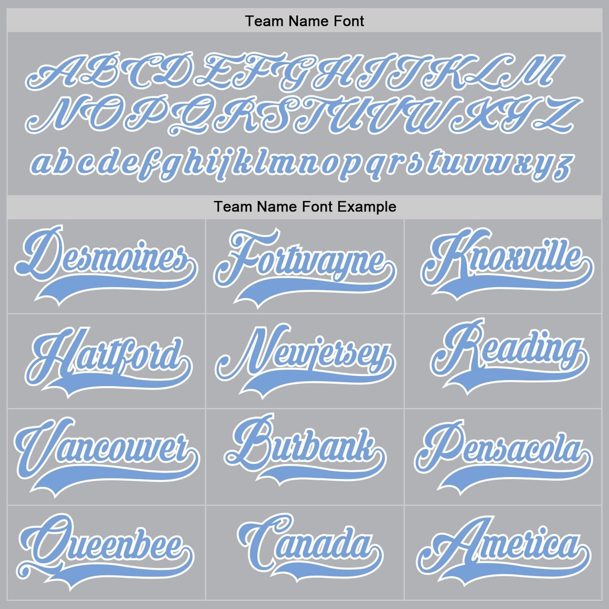 Custom Gray Light Blue-White Hockey Jersey photo 3