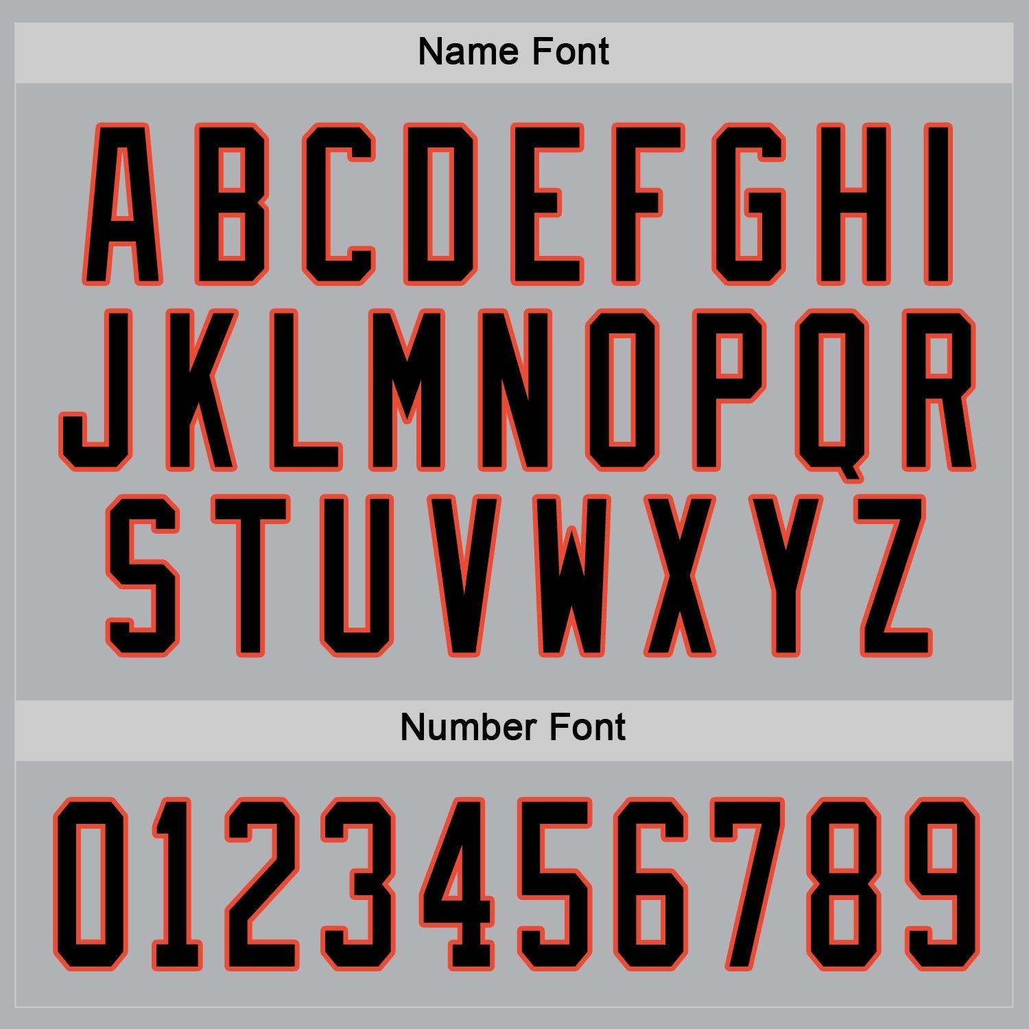 Custom Gray Black-Orange Hockey Jersey photo 3