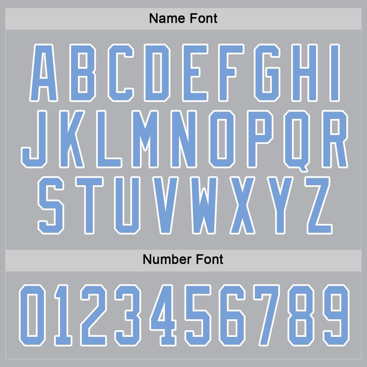 Custom Gray Light Blue-White Hockey Jersey photo 3