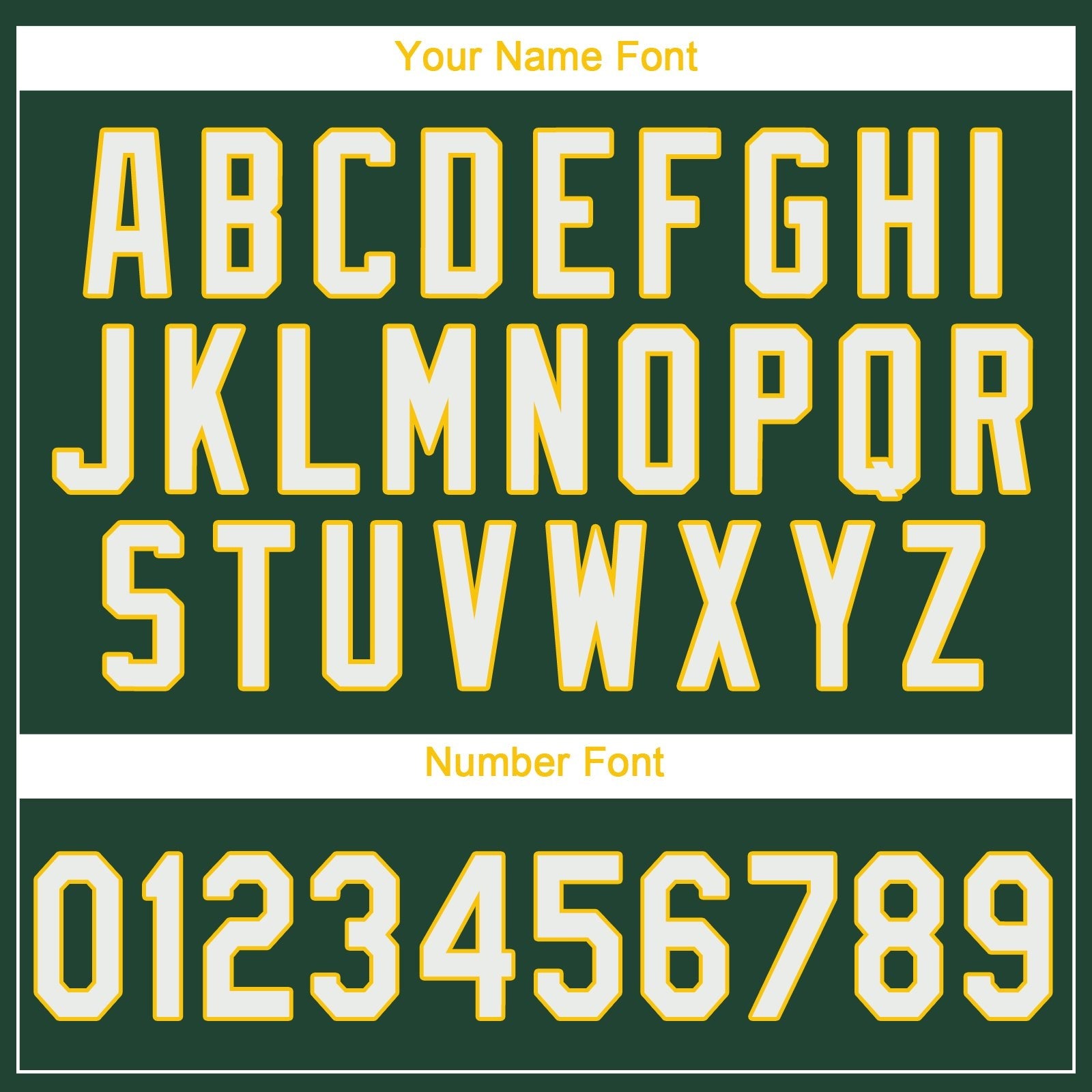 Custom Green White-Gold Performance T-Shirt photo 2