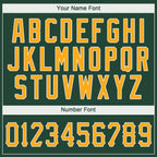 Custom Green Gold-White Performance T-Shirt photo 2