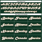 Custom Green White-Old Gold Mesh Authentic Throwback Football Jersey photo 5
