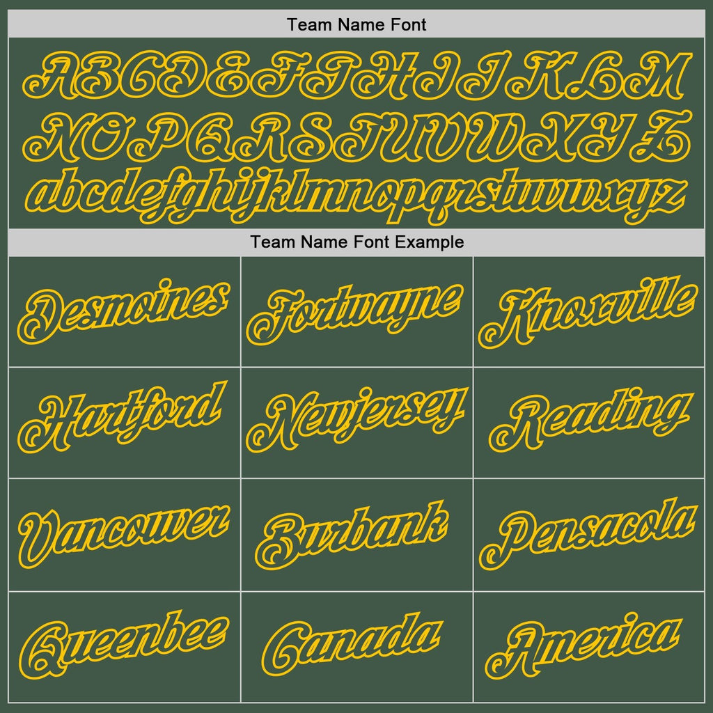 Custom Stitched Green Green-Gold Sports Pullover Sweatshirt Hoodie photo 5