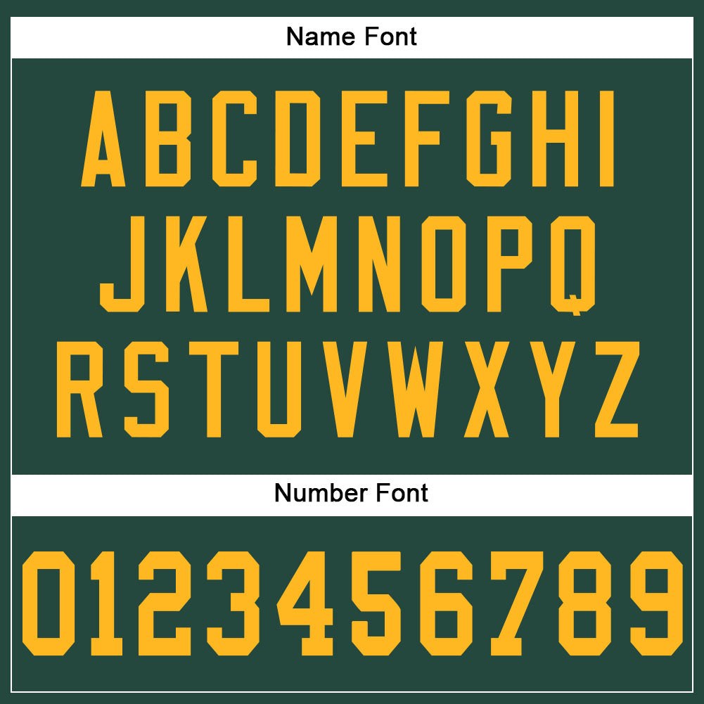 Custom Green Gold Mesh Authentic Football Jersey photo 3