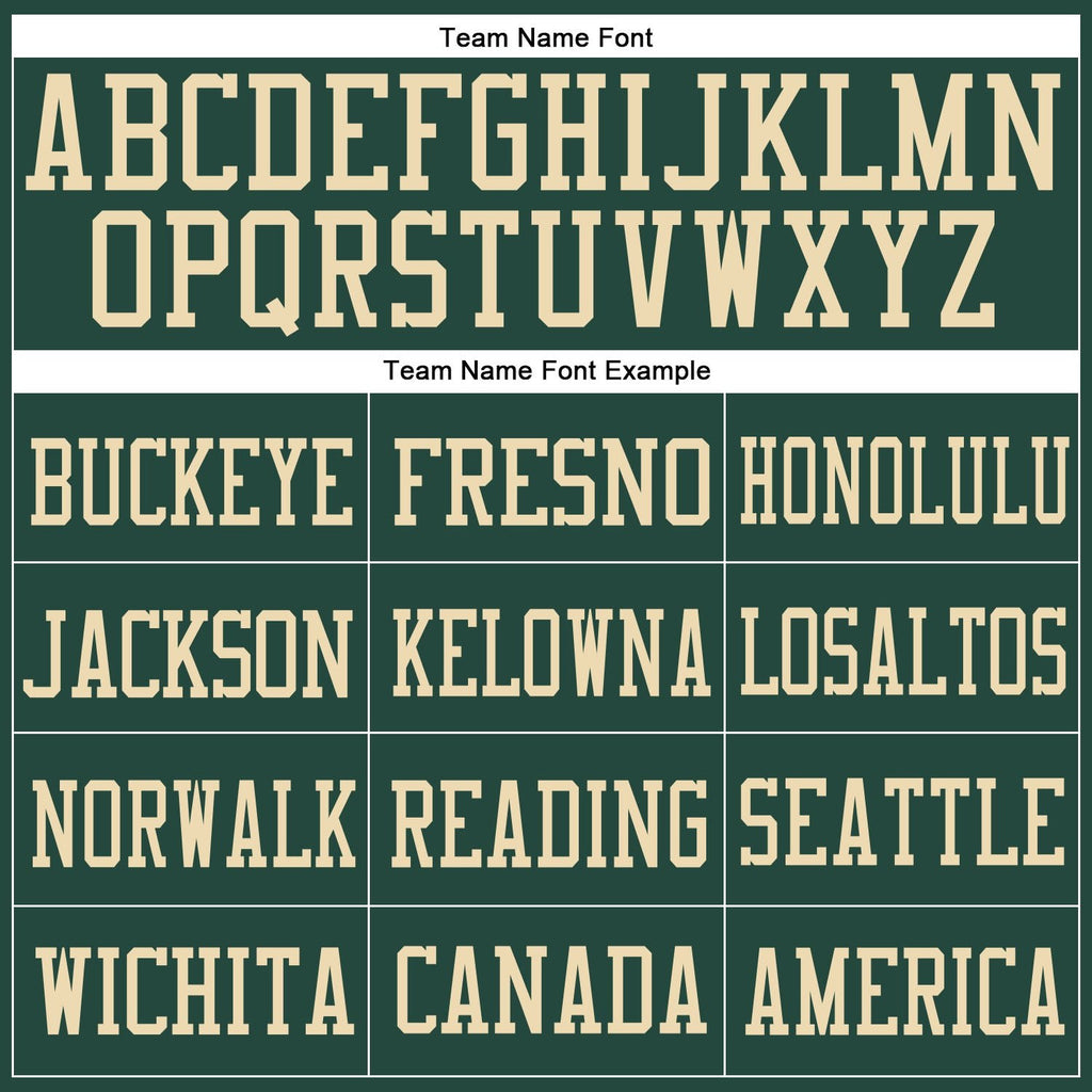 Custom Green Green-Cream Mesh Authentic Football Jersey photo 2