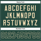 Custom Green Green-Cream Mesh Authentic Football Jersey photo 3