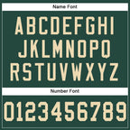 Custom Green Cream Mesh Authentic Football Jersey photo 3