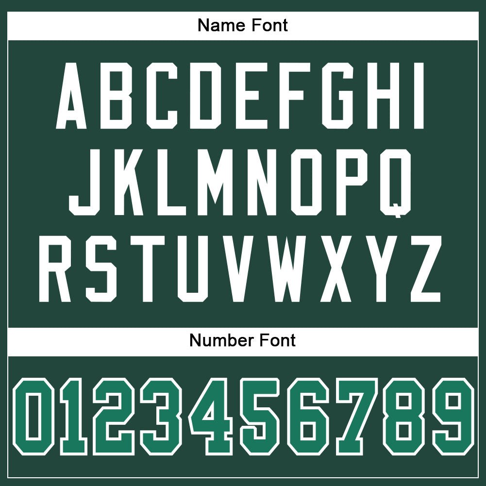 Custom Green Kelly Green-White Mesh Authentic Football Jersey photo 3