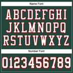 Custom Green White-Red Mesh Authentic Football Jersey photo 3