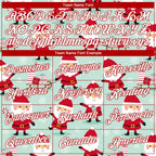 Custom Stitched Green Red-White Christmas 3D Sports Pullover Sweatshirt Hoodie photo 4