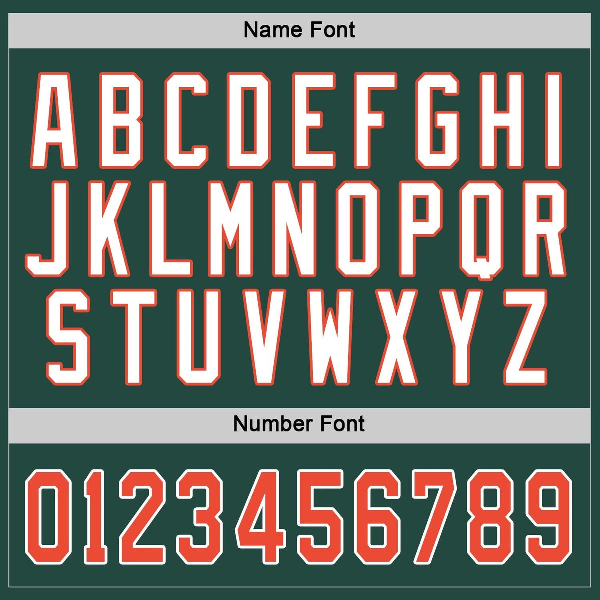 Custom Green Orange-White Hockey Jersey photo 2
