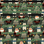 Custom Green Green-Cream Christmas 3D Performance T-Shirt photo 2