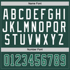 Custom Green Kelly Green-White Hockey Jersey photo 2