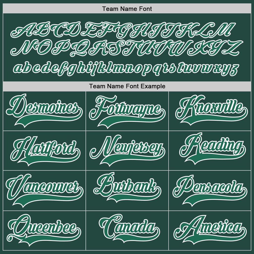 Custom Green Kelly Green-White Hockey Jersey photo 3