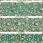 Custom Green Kelly Green-White 3D Pattern Design Dollar Authentic Basketball Shorts photo 2