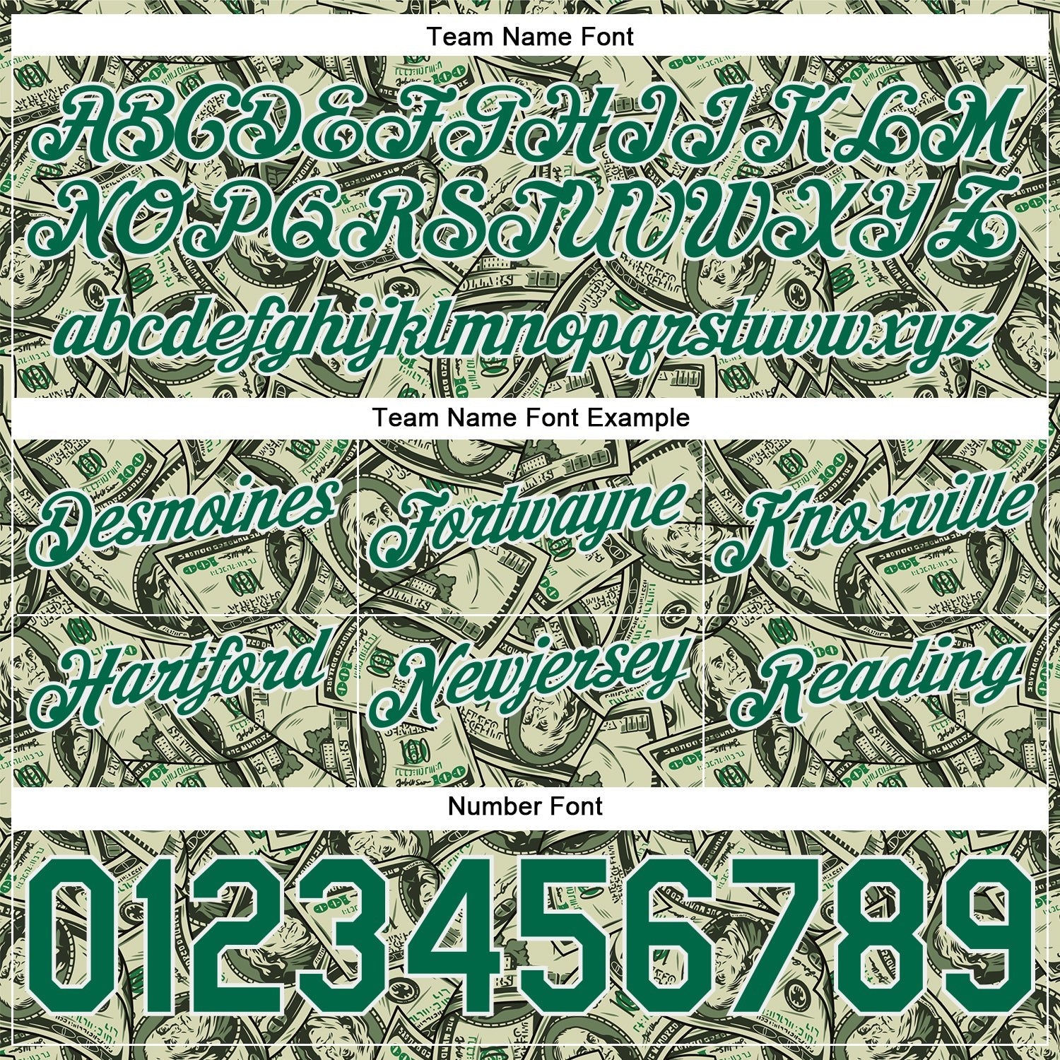 Custom Green Kelly Green-White 3D Pattern Design Dollar Authentic Basketball Shorts photo 2