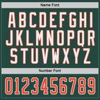 Custom Green Orange-White Hockey Jersey photo 3