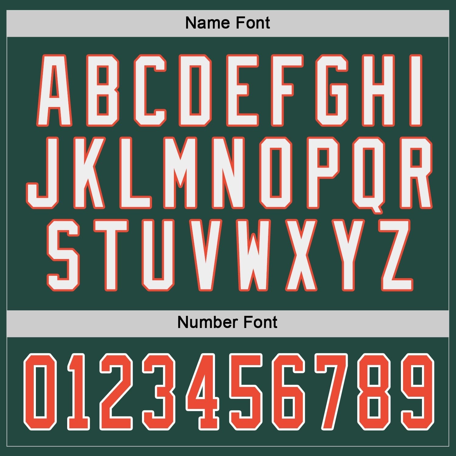 Custom Green Orange-White Hockey Jersey photo 3
