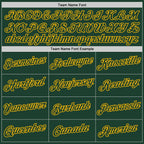 Custom Green Green-Gold Performance T-Shirt photo 2