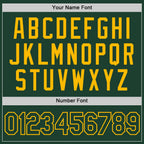 Custom Green Green-Gold Performance T-Shirt photo 3