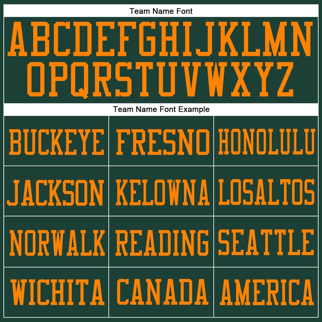 Custom Green Bay Orange Mesh Authentic Football Jersey photo 2