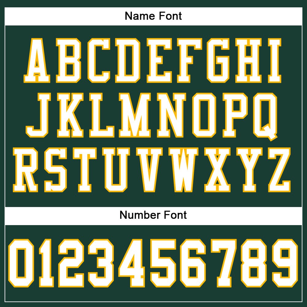 Custom Green White-Gold Mesh Authentic Football Jersey photo 3