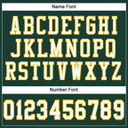 Custom Green White-Gold Mesh Authentic Football Jersey photo 3