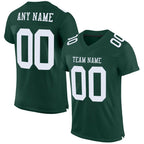 Custom Green White Mesh Authentic Football Jersey photo 1