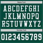 Custom Green White Mesh Authentic Football Jersey photo 4