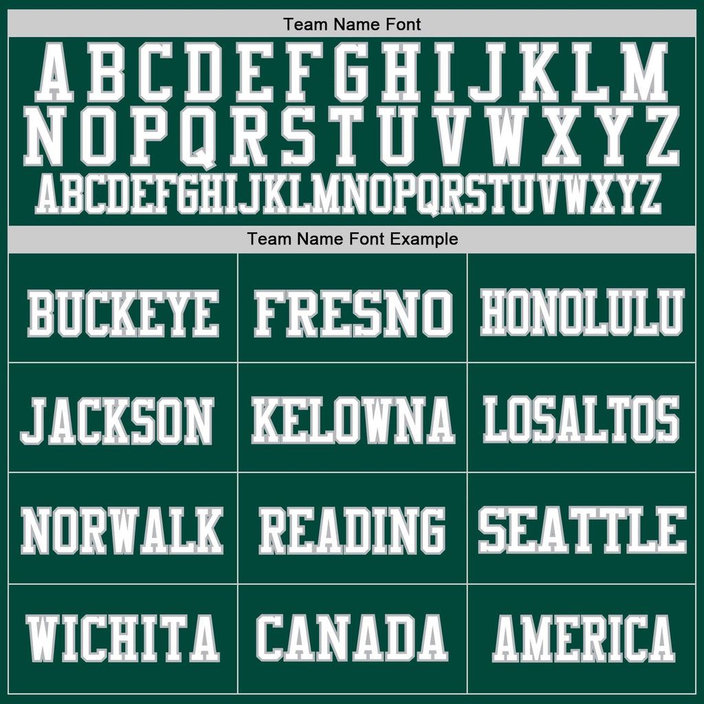 Custom Green White-Gray Mesh Authentic Football Jersey photo 2